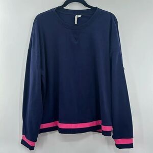 3For$20 Cato Live Well Blue/Pink Sweater size XL
